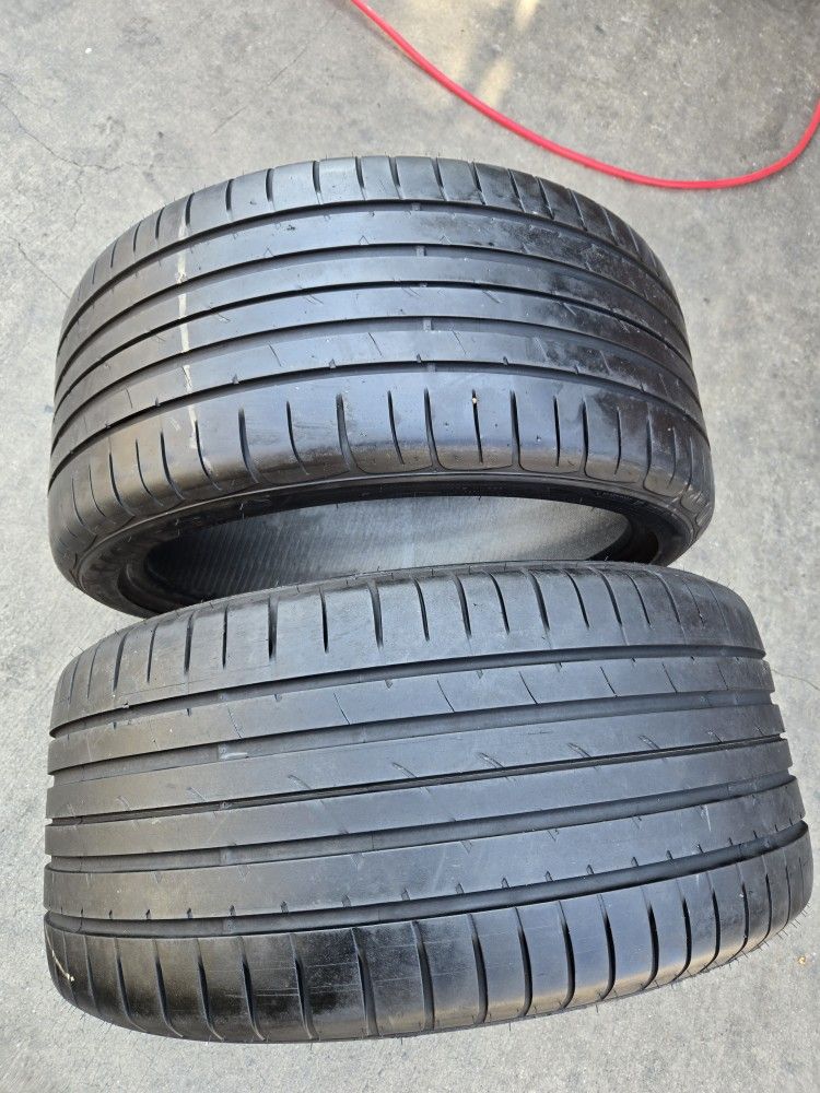 2. PCS OF TIRES. GOODYEAR EAGLE F1. SIZE 265/35/20