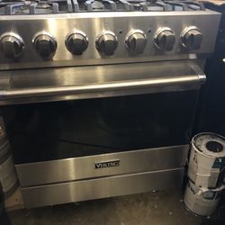 Viking Stainless Stove 
