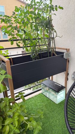 Grand Patio Elevated Raised Garden Bed Planter Box with Wooden Legs
