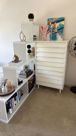 West Elm Dresser & Bookshelf Set
