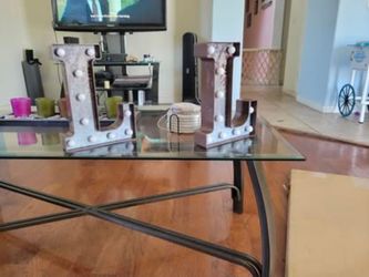 Glass-Top Coffee Table Set with Matching Side Tables (3-Piece)