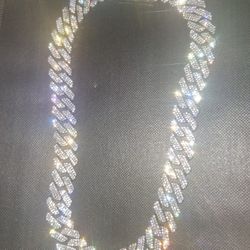 14k And 18k Gold Plated Cuban Link Sterling Silver 925 Chain