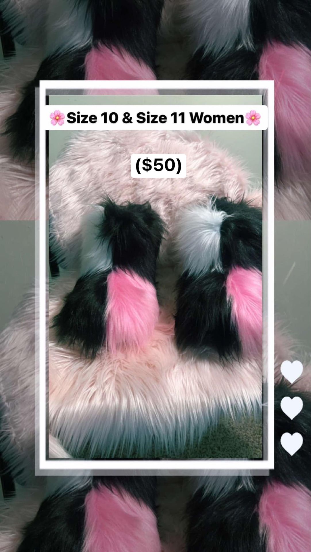 Hand Made Custom Fur Boots