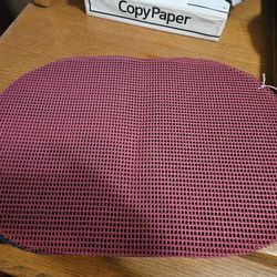 Kitchen Place Mats Waffle Weave Red & Blue Qty 10 Mint 
