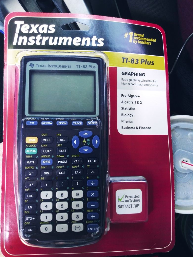 TI -83 Plus Texas Instruments Cuculater