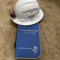 Klein Tools Vented Hard Hat & New Network Installation Toolkit
