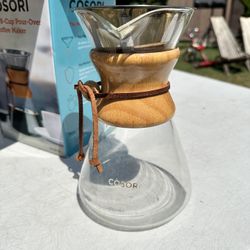 Glass Coffee Maker Pour Over Carafe