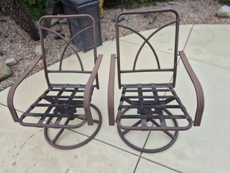FREE - 2 outdoor swivel rockers.