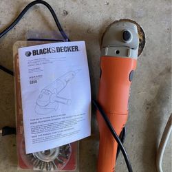 BLACK+DECKER 7750 Small Angle Grinder 4-1/2 