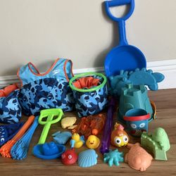 Kids Beach & Pool Toy Bundle – Float Included 