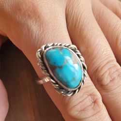 Sterling Silver Turquoise Ring