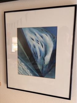 Georgia O’Keeffe print - Music Blue and Green