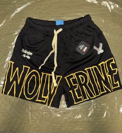 New Civil Regime x Marvel Wolverine Mesh Shorts - Size S