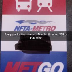 Monthly Bus Pass For March 2024
