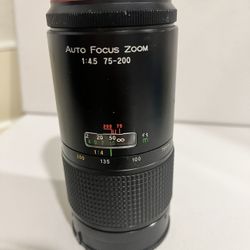 RYKA Auto Focus Zoom Lens MC AF 1:4.5 75-200mm Minolta Mount Japan