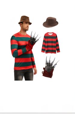 Freddy Krueger Men's Costume Set Size XXL
