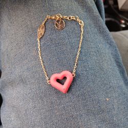 Lv Ruber Heart Bracelet 