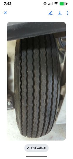 Spare tire for trailer