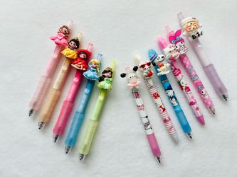 Cute Character Novelty Gel Pens Set