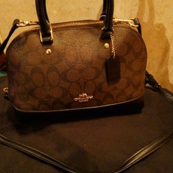Coach Mini Sierra Signature Purse