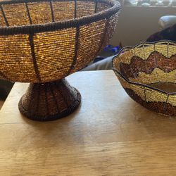 Vintage Beaded Baskets
