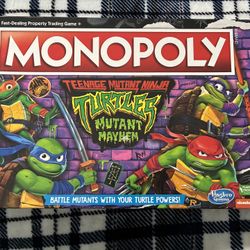 Monopoly TMNT Board Game - Never Opened