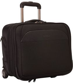 Kenneth Cole Reaction ProTec Laptop & Tablet Business 14.1” to 18.4” Computer Bag Collection, Black,Wheeled 16" Laptop Case Bag