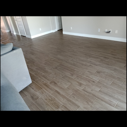 Tile laminate vinyl hardwood lvp