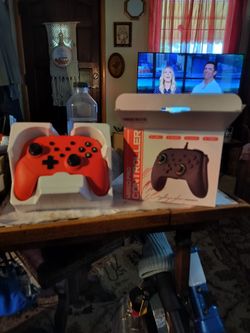 New Wired Pro Controller for Nintendo Switch & PC – Red