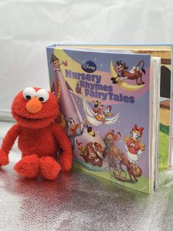 Disney nursery rhymes & fairy tales Book/ Plush Elmo!
