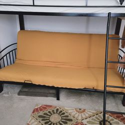 Futon W/ UPPER BUNK BED