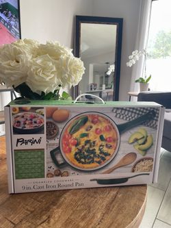 PARINI 9” Cast Iron Round Pan