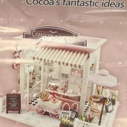 Dollhouse Miniature Candy Cottage Kit 