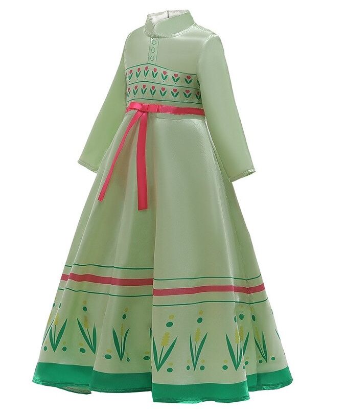 Girls Dress Halloween Anna Frozen Elsa Princess Costume Dress up Cosplay Fancy Party Age 2-12Y For Birthday Party kids Clothing