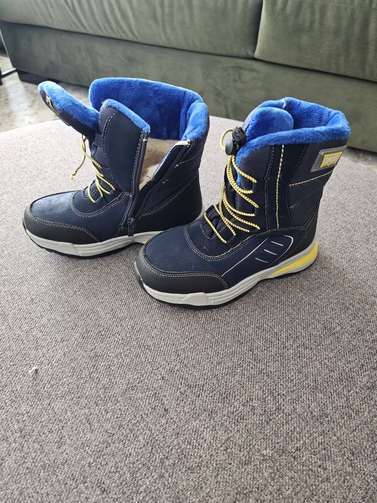 Hawkwell Boys Girls Waterproof Outdoor Warm Winter Snow Boots (Toddler/Kid)