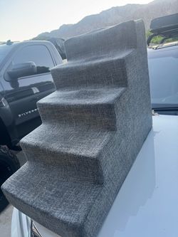 Dog bed and staircase
