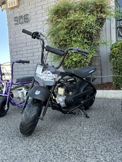 MotoTec 105cc Gas Mini Bike β Black
