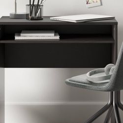 ROOM ESSENTIALS COMPACT DESK BLACK 