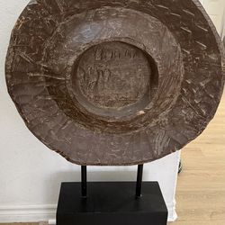 Hand-Crafted  Modern Wood Sculpture