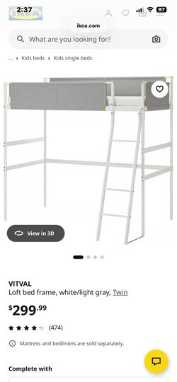 Kids loft bed ikea