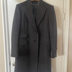 GUCCI Overcoat 52 R Grey Excellent Condition 