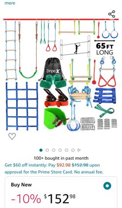 Ninja Sackline Obstacle Course