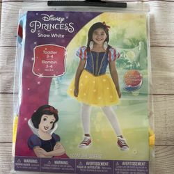 Disney Princess Snow White girl dress costume light-up size 3-4