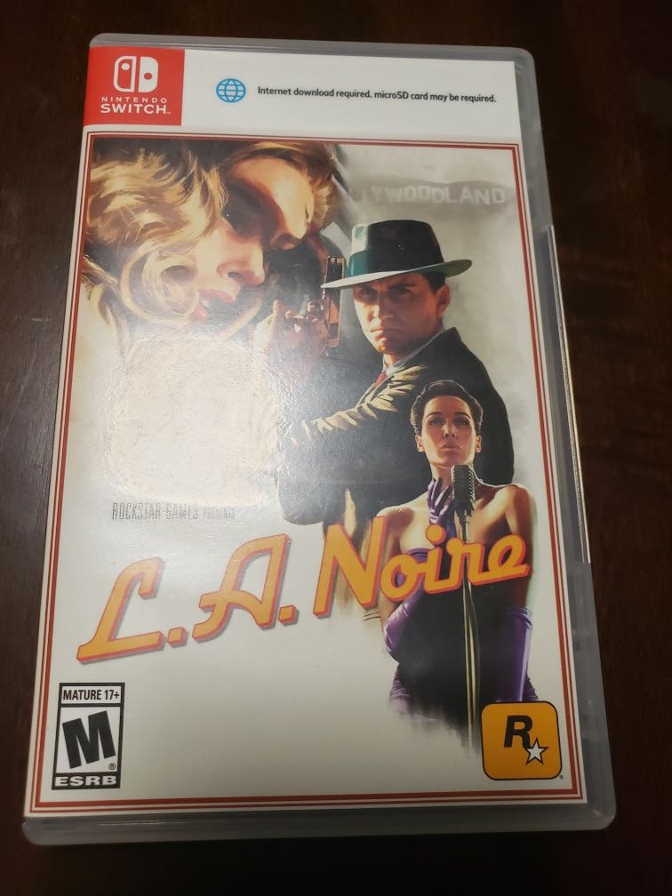 L.A Noire Nintendo Switch