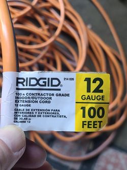 100' extension cord