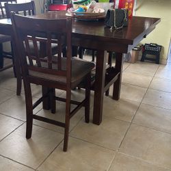 High Dinning Set With 6 Chairs Sofa And Love Seat