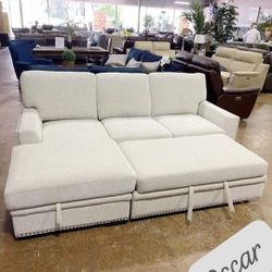 Sofa Sectional With Pull-Out Bed Morelia 