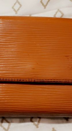 LV Authentic Epi Trifold Compact Wallet