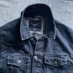 Denim jacket, black