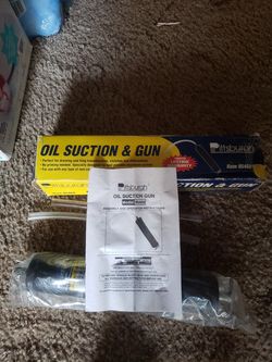 Oil Suction and Gun easy Fluid Changes